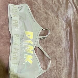 PINK Victoria's Secret Light Gray Sports Bra